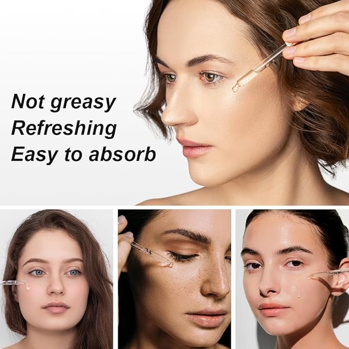 VGO Facial Serum for Face Vitamin C Face Serum with collagen, fights Brown spots,Smooth skin tone, targets skin, smoothes fine lines, with Vitamin E 1.01 FL Oz