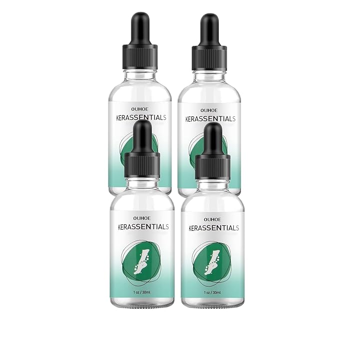 Kerassentials Toenail Oil, Kerassentials Nails Nutrient Oil, Nail Repair Solution 30ML/1PCS (4PCS)
