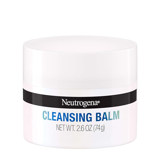 Neutrogena Makeup Melting Cleansing Balm, Face Cleansing Balm to Gently Melt Away Dirt, Oil, Makeup & Waterproof Mascara Leaving Skin Soft & Conditioned, Fragrance- & Paraben-Free, 2.6 oz