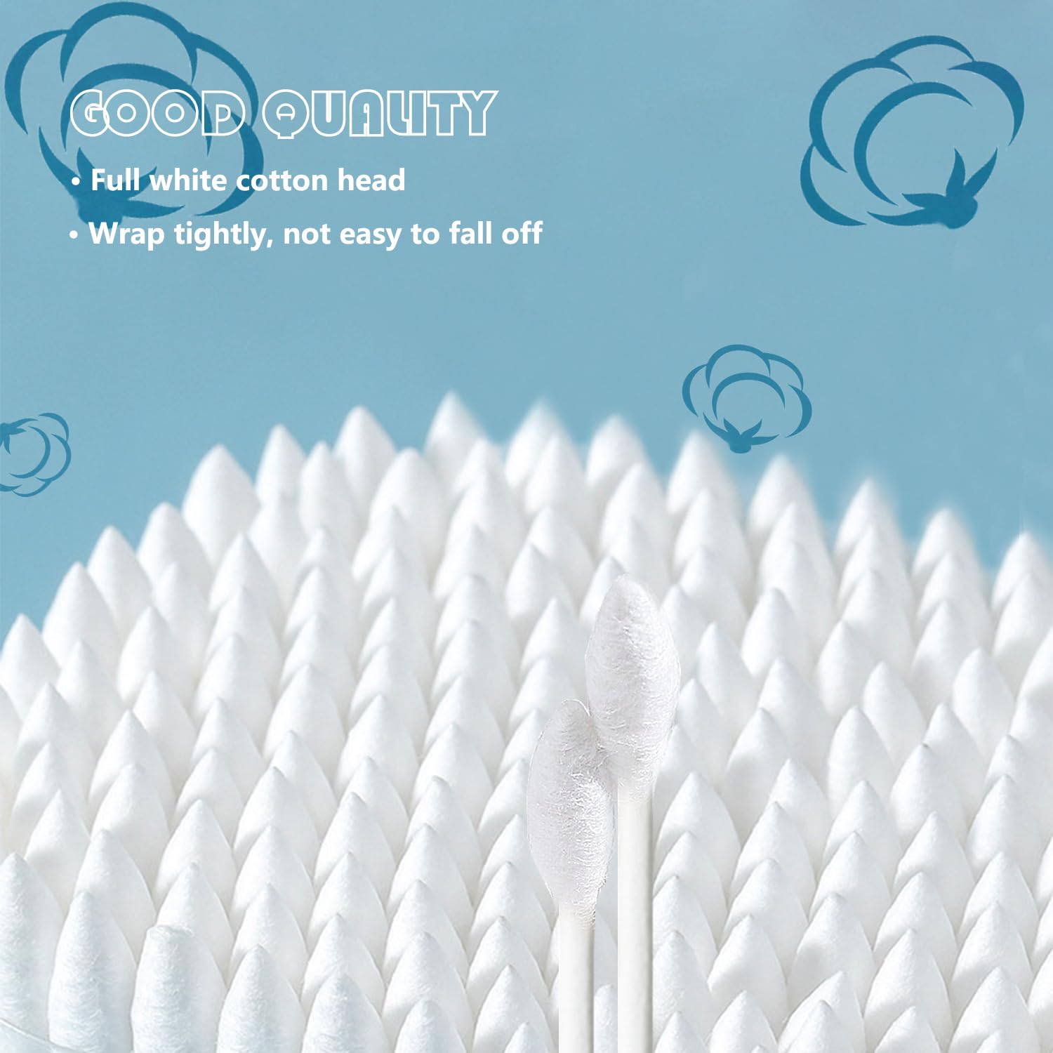 600pcs Precision Tip Cotton Swabs/Double Pointed Cotton Buds for Makeup