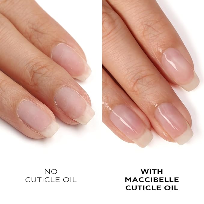 Bluesky Cuticle Oil-10ml Natural Nail Nourishing Oil Cuticles Care Strengthener Oil with Vitamin E Jojoba Oil Rose Fragrance-Remedy For Damaged Skin And Thin Nails-Cruelty-Free Formula