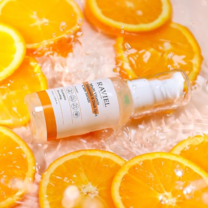 RAVIEL Multi Vitamin Blemish Care Serum | Deep Hydrating Moisturizer with 7 Hyaluronic Acid for All Skin Types | Korean Skincare (1.69 fl oz x 2)