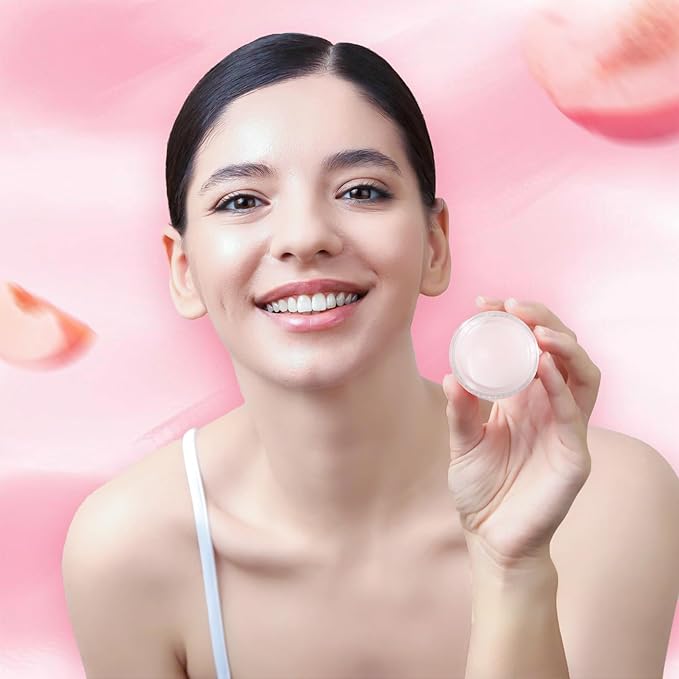 Lip Sleeping Mask,Moisture Lip Mask Overnight,Night Repair Sleeping Lip Balm,Sleeping Lip Butter Balm to Moisturize & Nourish Dry Cracked Lips,Lip Treatment Mask,Peach Lip Mask(20g, 0.7 oz)