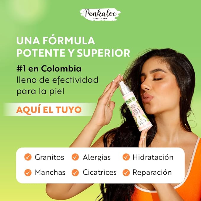 Penkaloe Aloe Skincare Kit | Cuidado Natural para la Piel, Control de Grasa y Mejora de la Apariencia | Aloe Skincare Routine – 3-Step Natural Solution for Fresh, Radiant Skin – Hydrates & Balances
