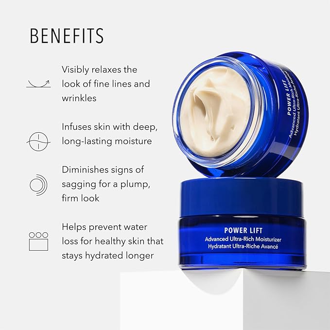 HydroPeptide Power Serum and Power Lift Ultra-Rich Moisturizer Bundle, (1 Ounce each)