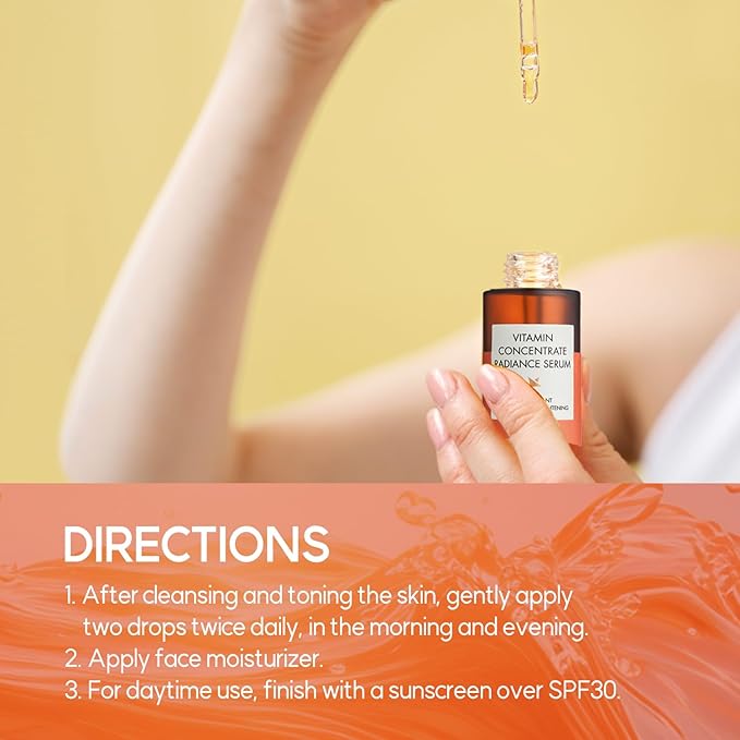 Danique Vitamin Concentrate Radiance Serum, Stem Cell Korean Skin Care Beauty Serum Booster