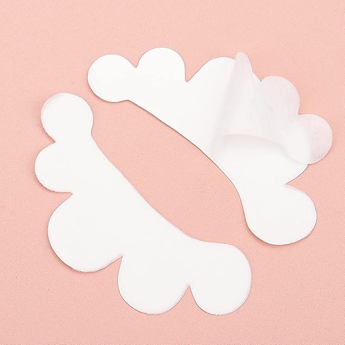 100 Pair Cloud Shape Eye Under Gel Pads Eyelash Extensions Patches,Lash Extension Lint Free Under Hydrogel Eye Mask Pads Beauty Tools (Purple)