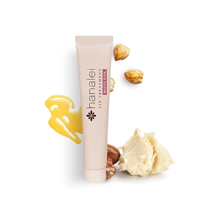 Hanalei Lip Treatment Bundle (Rose and Mauve Pink) | Made with Kukui Oil, Shea Butter, Agave, and Grapeseed Oil, Soothe Dry Lips (Cruelty free, Paraben free)