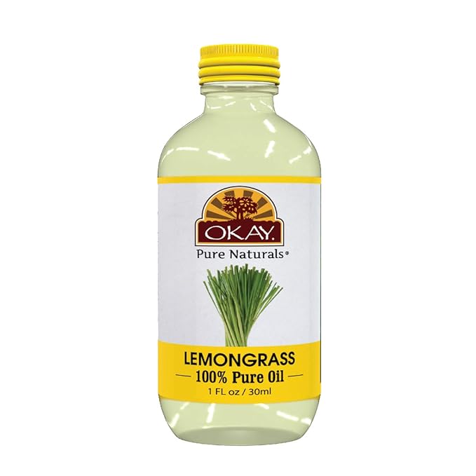 Okay 100% Pure Lemon Grass Essential Oil 1oz/30ml