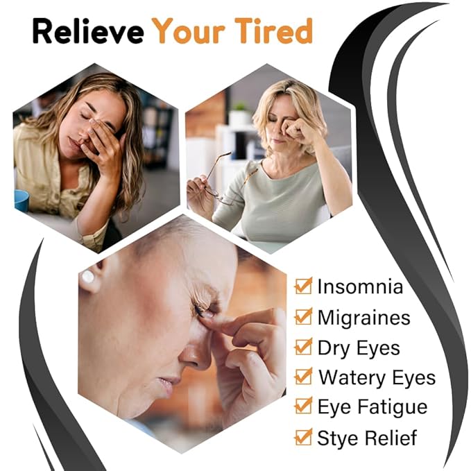 Minidiva Steam Eye Mask for Dry Eyes, 10Pcs Self Heating Spa Warm Eye Mask Relax Sleep Mask, Disposable Heated Eye Mask for Dark Circles Eye Fatigue, Relieve Stress Eye Fatigue (Graphene)