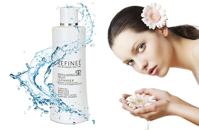 Gentle Exfoliating & Clarifying Face Fruit Cleanser for Oily and Acne Prone Skin 1oz