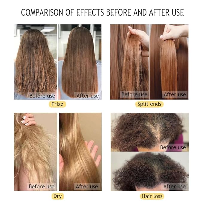 Moroccan Hair Mask, Collagen Hair Treatment, Deep Hydrating Treatment for Dry Damaged Hair, Nourishing Formula for Healthy Hair Repair and Strengthening