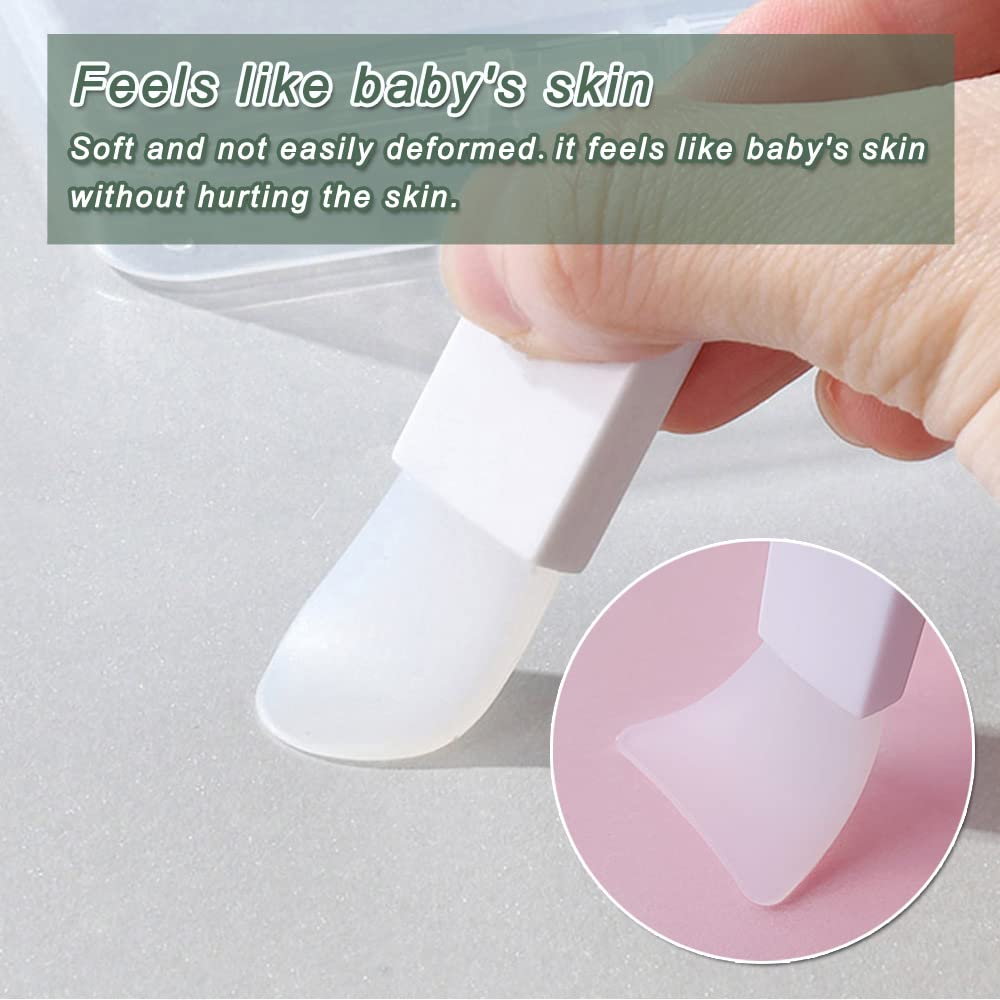 Face Mask Applicator Brushes, Mini Makeup Spatula Portable Beauty Tools Set for Facial Mud, Cosmetic Mask, Facial Clay, Eye Mask, Body Lotion, Body Butter, Serum, Cream. 3PCS Soft Silicone Brush Suit