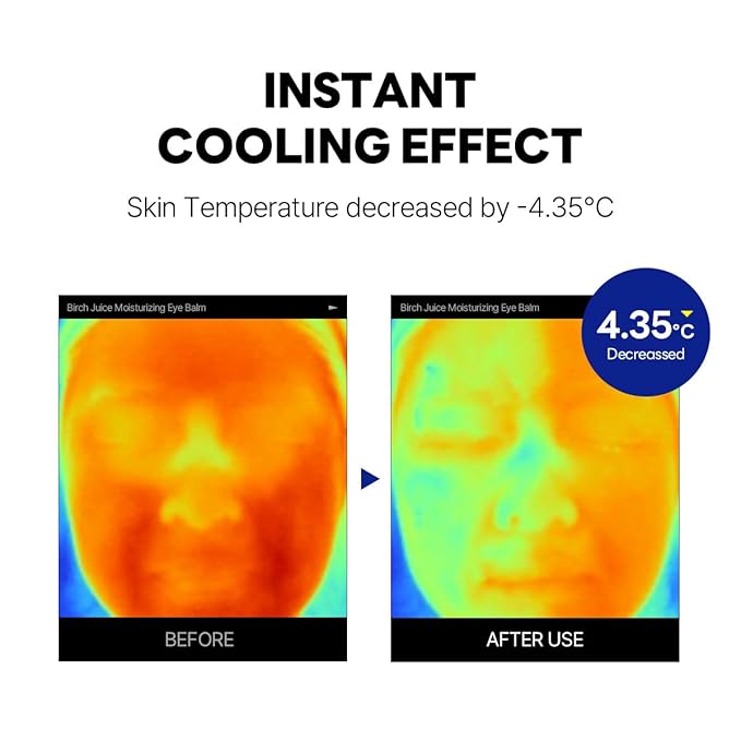 ROUND LAB Birch Juice Moisturizing Glow Eye Balm Stick 0.35 oz– Hydrating Multi Balm for Dark Circles, Puffiness | Anti Wrinkles | On the Go Anti-Aging Care | Korean Skincare