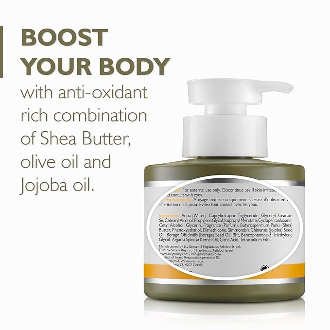 Saryna Key Body Lotion for Dry Skin and Normal Skin - With Pure African Shea Butter, Olive Oil, Jojoba Oil - Lotion for Women - Moisturizing Natural Shea Cream - Moisture Lotion (Original Fragrance)