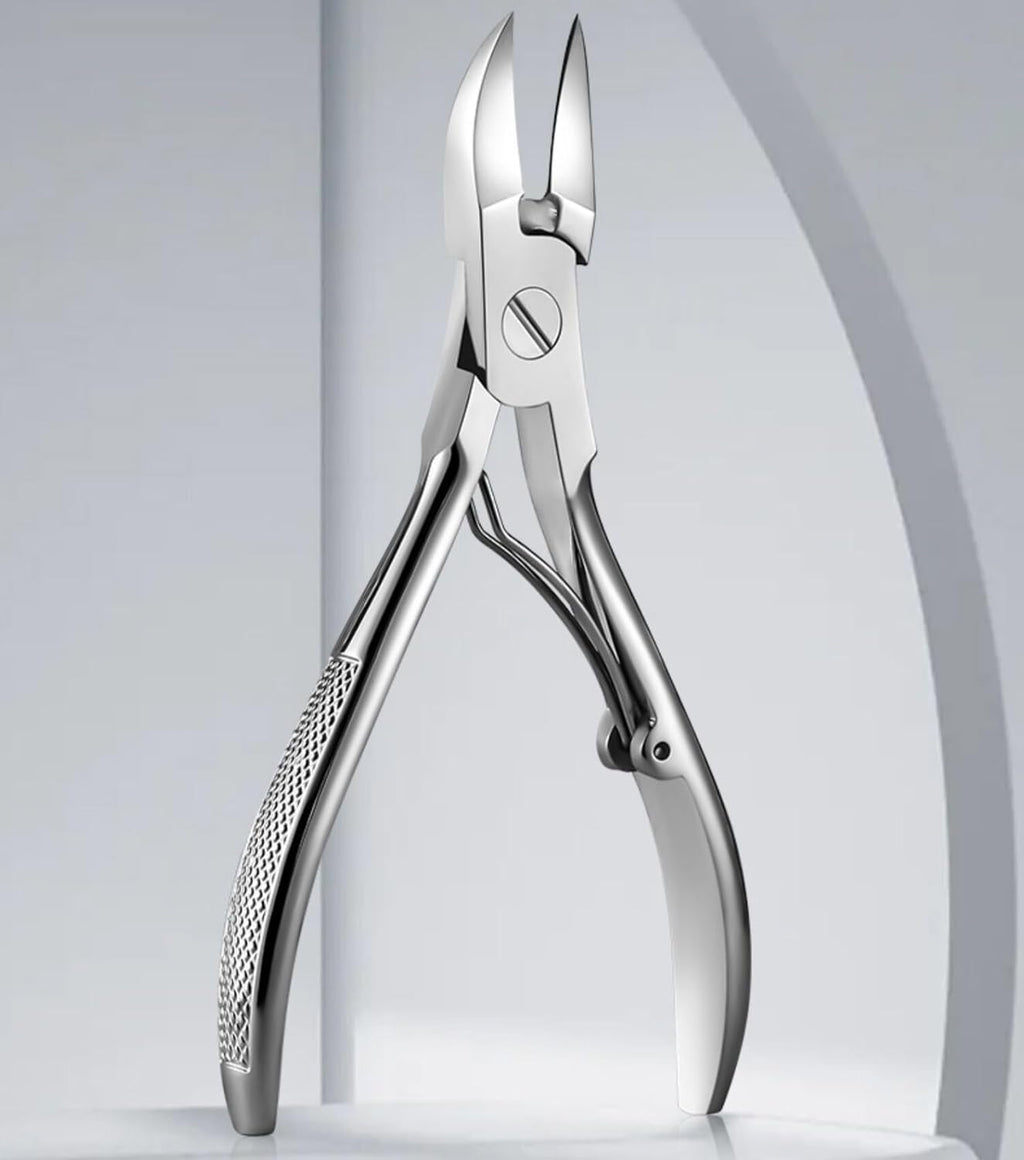 Podiatrist Nail Clippers, Professional Thick & Ingrown Toenail Clippers for Men & Seniors,Pedicure Clippers Toenail Cutters, Super Sharp Curved Blade Grooming Tool