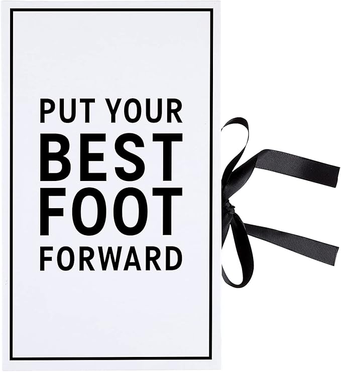 Santa Barbara Design Studio Body & Beauty Gift Set Pure Design Cardboard Book Gift Box, 2-Pieces, Best Foot Forward- Foot Care kit