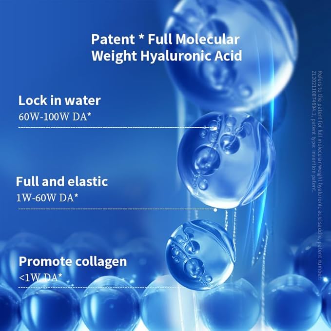 Ultra-Hydrating Facial Essence – Hyaluronic Acid & Collagen Serum, Portable Single-Use Ampoules for Deep Moisture & Firming, Suitable for All Skin Types (1 Box of 10).