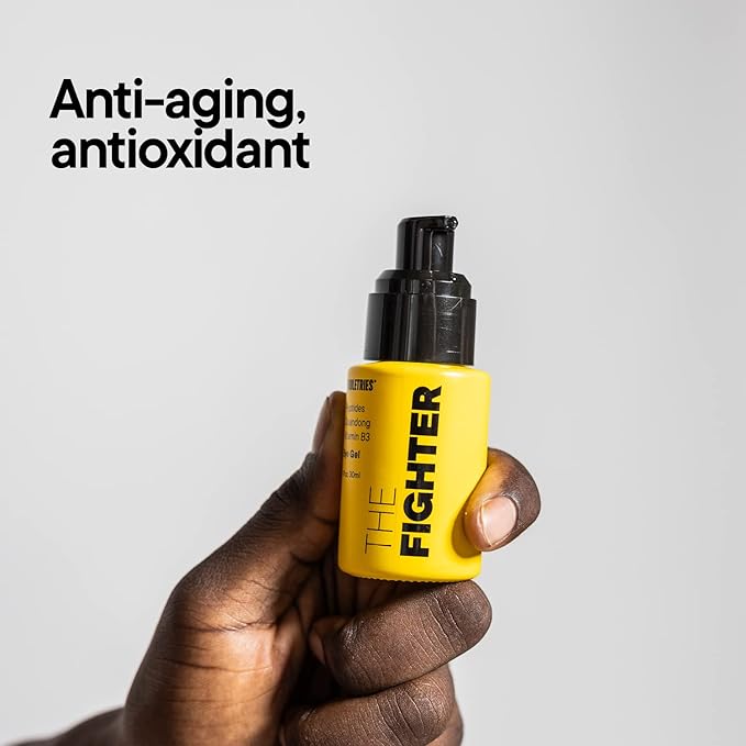 TOOLETRIES The Fighter - Eye Gel for Men - Anti-Aging & Antioxidant Formula for Firm & Hydrated Skin - Reduces Lines, Wrinkles, Redness, & Dark Circles - Made In Australia - 1fl oz