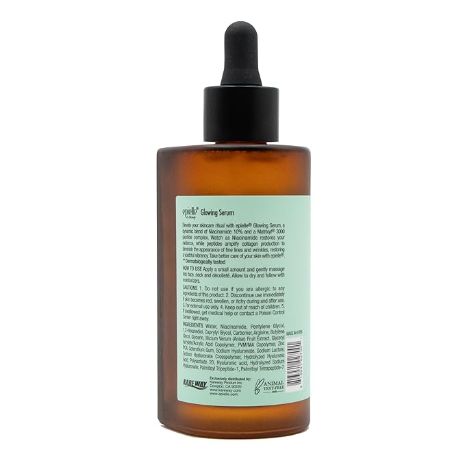 Complex Niacinamide 10% Serum with Peptides (3oz) Glowing, Firming, and Pore-Refining Formula for Smooth, Healthy-Looking Skin, Easter Gift, Mother's Day Gifts