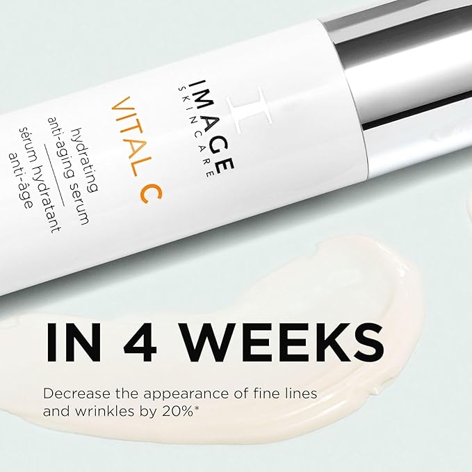 IMAGE Skincare VITAL C Duo - Hydrating Serum + Intense Moisturizer with Hyaluronic Acid & Shea Butter for Anti-Aging, Toning, & Deep Hydration (1.7 oz + 1.7 oz)