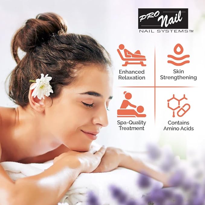 PRO NAIL - Healing Therapy Massage Lotion - Professional Pedicure, Body and Hot Oil Manicure, Infused with Natural Oils, Vitamins, Panthenol and Amino Acids (Mango, 32 Ounce)