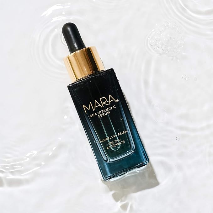 MARA - Natural Chlorella + Reishi Sea Vitamin C Serum | Plant-Based Skin Care | Skin Firming With Moringa + Squalane (1 oz | 30 ml)