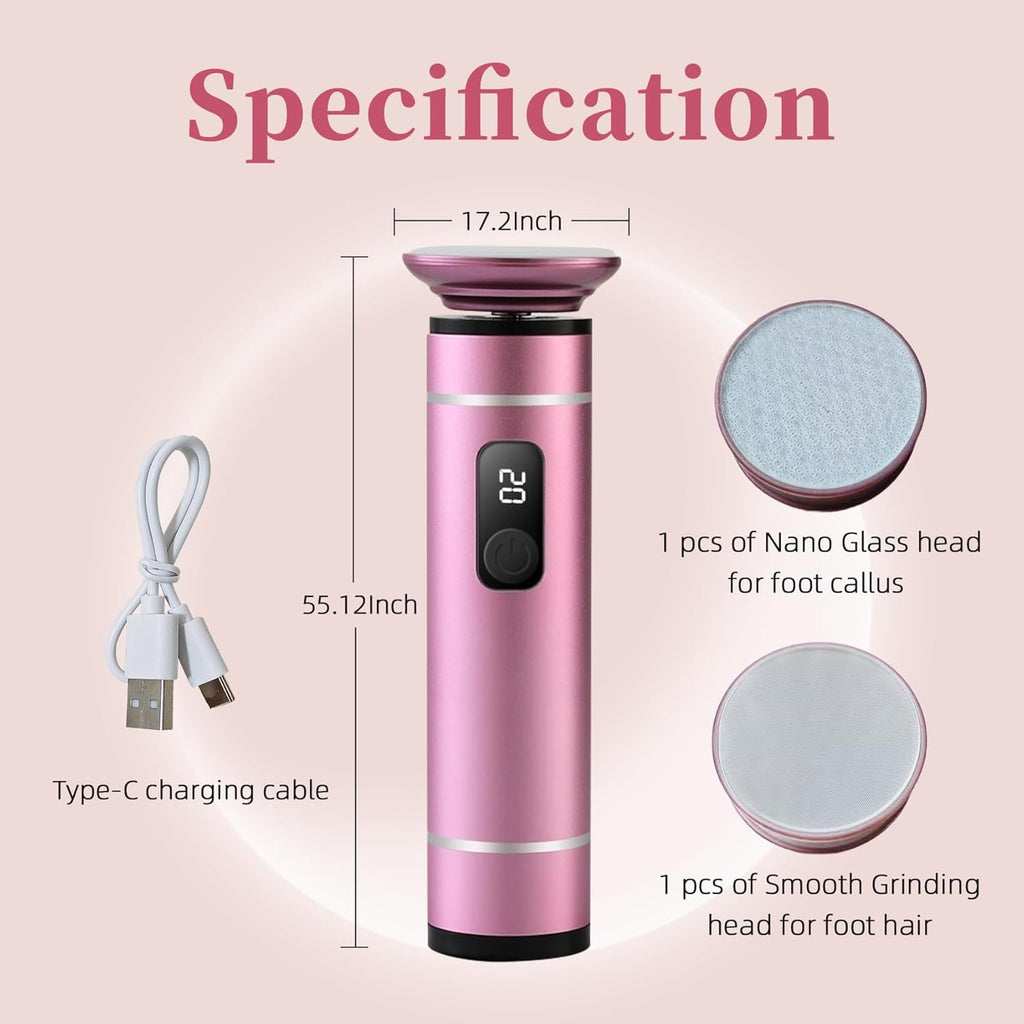 Electric Foot Callus Remover for Feet Pedicure Tools for Feet Callus Remover Foot File Electric Foot Callus Remover Pedicure Tools for Feet Foot File Callus Remover Foot Scrubber Dead Skin Remover