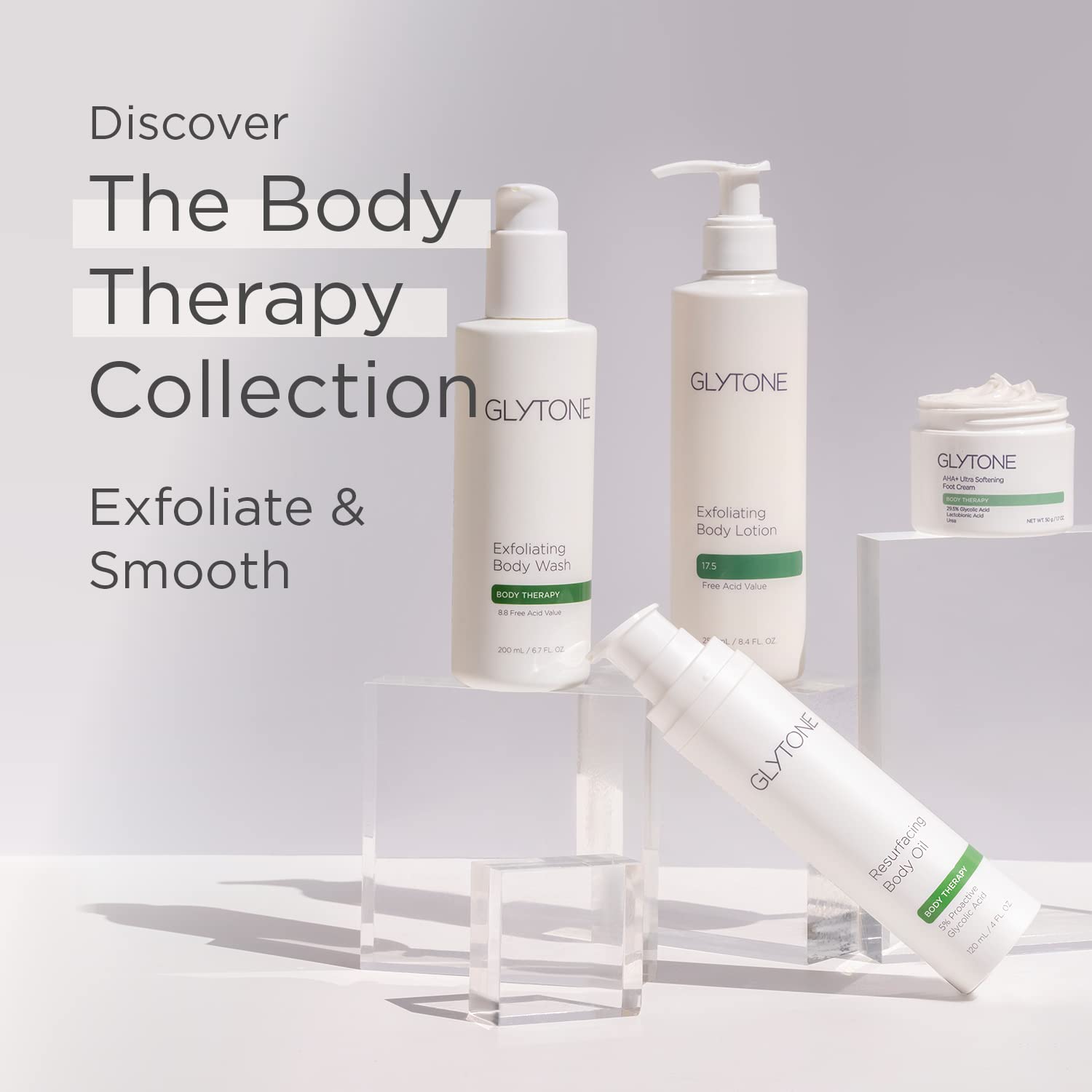 GLYTONE AHA+ Foot Cream for Dry Cracked Heels & Feet | Exfoliate, Hydrate & Retexturize Dry, Rough Foot with Exfoliating 29.5% Glycolic Acid, Moisturizing Lactobionic Acid & Urea - 1.7 Oz