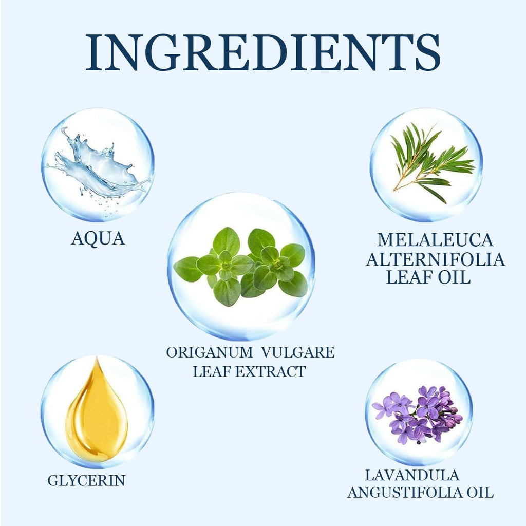 Nail Strengthener Spray for Stronger Nails | Quick-Dry Moisturizer with Lavender & Tea Tree Oils | Non-Greasy Formula to Prevent Brittleness | Unisex Care for Hands & Feet - 1 Fl Oz (3)