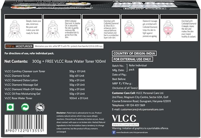 VLCC Professional Saloon Series Diamond Polishing Facial Kit