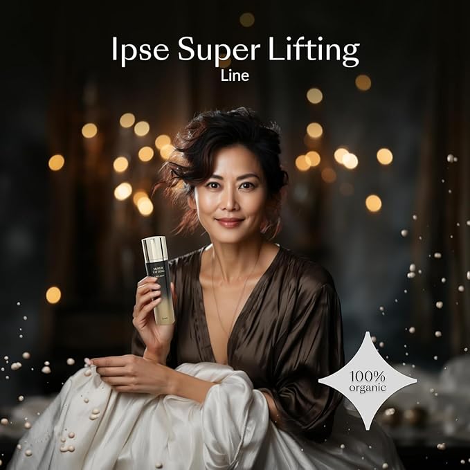 IPSE Korean Face Serum Super Lifting Moisturizing Emulsion 140ml | Anti-Aging, Face Serum | Peptide Complex & Blue Complex | Reduces Fine Lines, Wrinkles, Boosts Collagen
