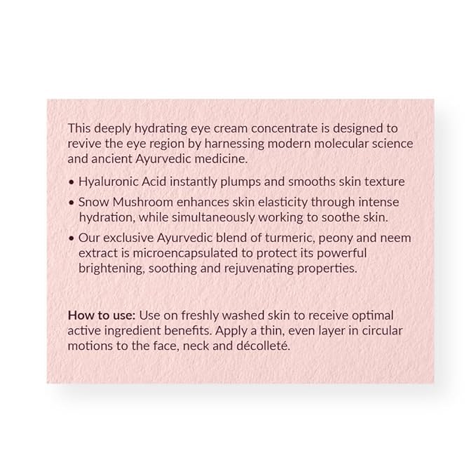 AVYA Hydroveda Moisturizer (1.7oz) - Advanced Ayurvedic Skincare/Hyaluronic Acid with Snow Mushroom/Soothes and Hydrates for Youthful Skin