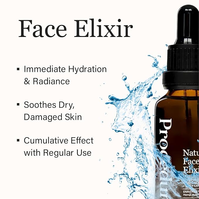 Premium Face Oil-100% Natural with 10 Precious Oils, Hemp Seed, Squalane & Vitamin E, Anti-Aging, Hydrating, Gua Sha Massage & Dry Skin Moisturizer Cold Pressed for Sensitive Skin (1 fl oz)