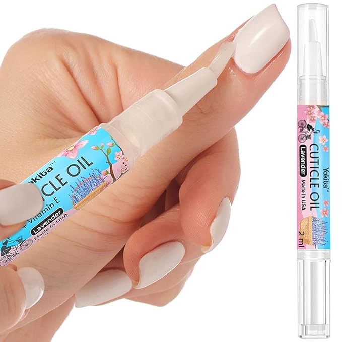 Premium Cuticle Oil Pen Milk and Honey Natural Healing Infused, Soothes and Moisturizes Cuticles with Vitamin E, 2 ML (Lavender)