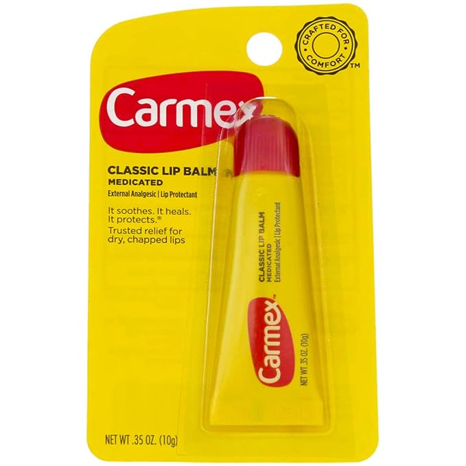 Carmex Classisc Lip Balm Medicated 0.35 oz (Pack of 10)