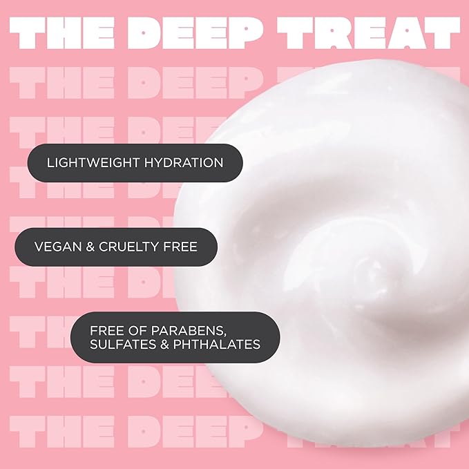 Cake Beauty Travel Hair Mask Set- Deep Treat Volume Boosting Hair Mask, Volumizing & Moisturizing- Hydrolyzed Rice Protien- For Dry Hair- 5 x 1.76 oz