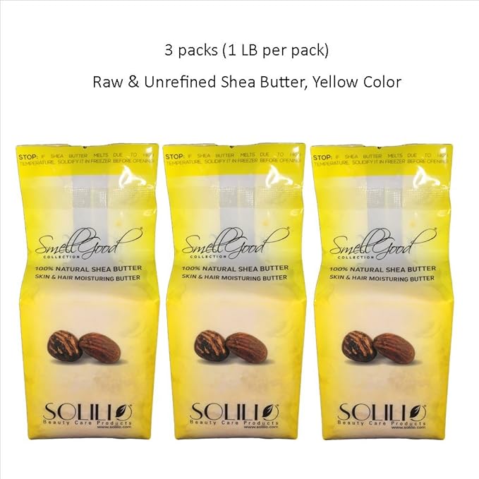 Unrefined Raw Shea Butter, 3 Pound