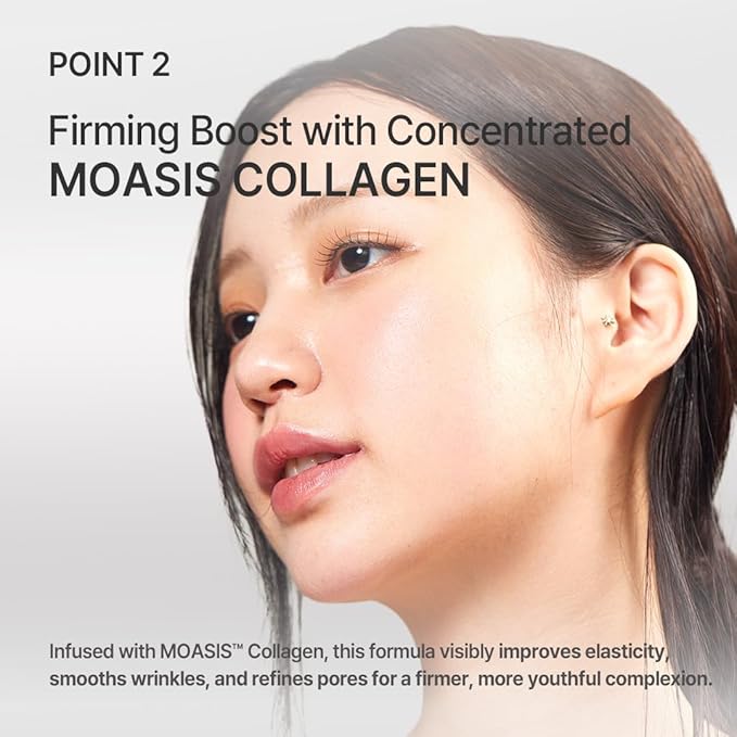 Recharging First Ampoule l 3-Nano Slow Aging Ampoule for Face with Hyaluronic acid, Collagen, Niacinamide l Hydrating & Soothing & Wrinkle-Care Korean Skin Care (30ml / 1.01 fl.oz)