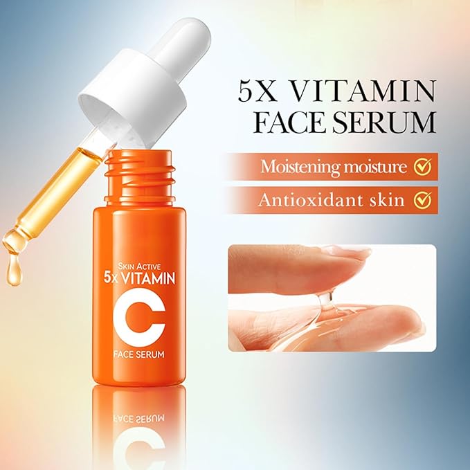 Vitamin C skin care set, hydrating and smooth skin,