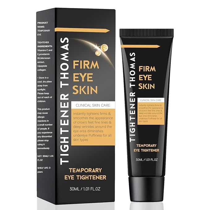 TLM Instant Face Tightener-fast-acting eye firming cream, used to reduce eye puffiness, dark circles and tighten the delicate skin under the eyes