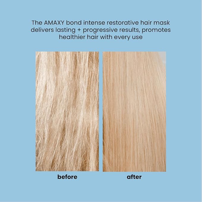 Bond Intense Restorative Hair Mask – Deep Conditioning Treatment for Dry, Damaged Hair – Keratin-Enriched Formula for Frizz Control & Split End Repair – Sulfate-Free – 6.76 fl oz