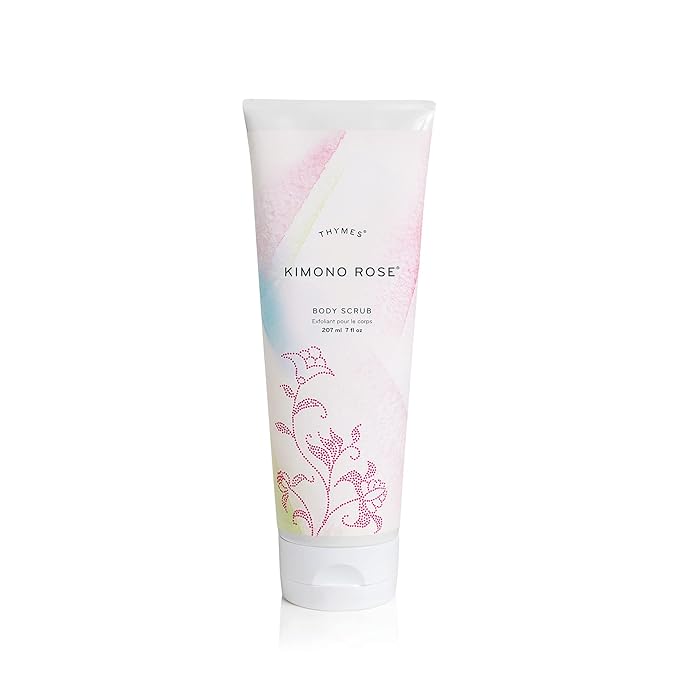 Thymes Body Scrub - 7 FL Oz - Kimono Rose