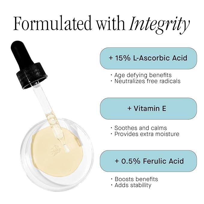 Brandefy Vitamin C Face Serum & No Needles Niacinamide Serum Duo - 15% L. Ascorbic Acid, 0.5% Ferulic Acid + Vitamin E & Hyaluronic Acid - Skin Brightening Serum, Anti-Aging Dark Spot Corrector