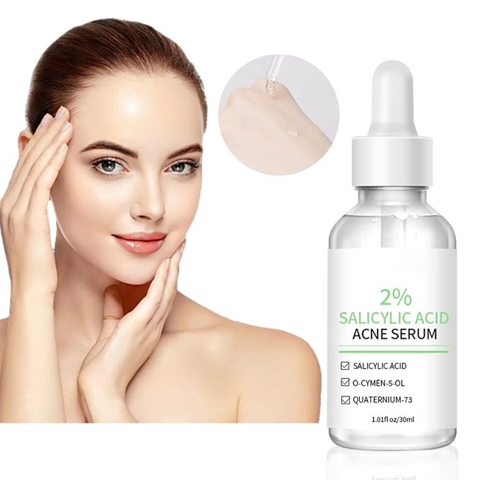 Acne Treatment Serum with 2% Salicylic Acid & Niacinamide-Centella Asiatica Facial Repair Oils for Sensitive & Acne-Prone Skin Acne Spot Treatment Gentle Spot Care Oil Control, 1 Fl Oz