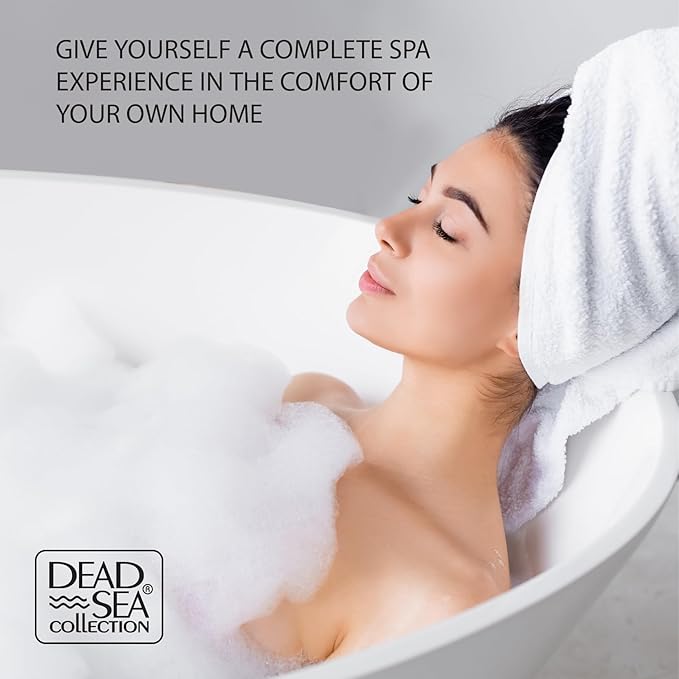 Dead Sea Collection Bath Salts with Tea Tree – Pure Dead Sea Salt and Tea Tree Oil - Nourishing Soothing and Relaxing Skin and Muscle – 34.2 Oz