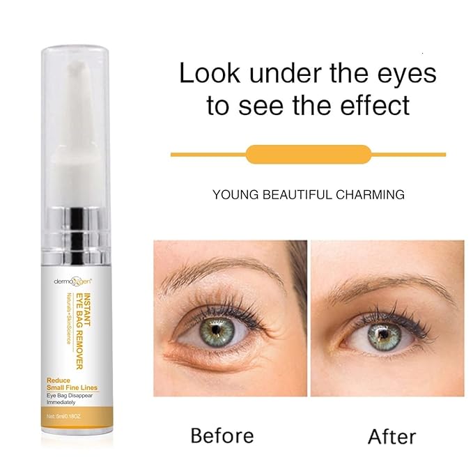 Instant Eyebag Remover Anti Aging Reduce Dark Circles, Puffiness, Under Eye Bags, Wrinkles & Fine Lines For Men & Women