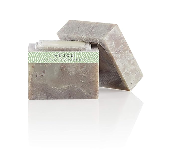 Zents Concreta Firming Repair Balm & Solid Parfum (Anjou Fragrance) | Moisturizing Shea Butter & Coconut Oil for Skin | 1.25 fl oz