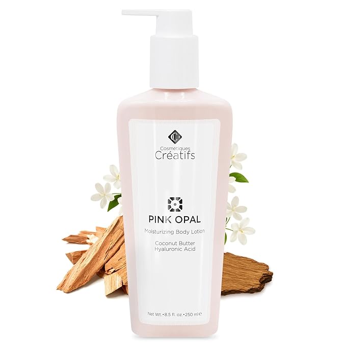 Pink Opal Moisturizing Body Lotion with Coconut Butter and Hyaluronic Acid, 8.5 fl. oz.