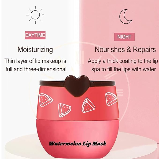 Bee Lip Balm Honey Pot,8PCS Lip Mask Overnight,Hydrating Prevention Dry and Cracked Lip Scrubs Exfoliator Lip Care,Moisturizing Lip Sleeping Mask Reduces Lip Lines